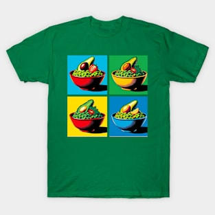 Vibrant Pop Guacamole Art - Mexican Cuisine T-Shirt